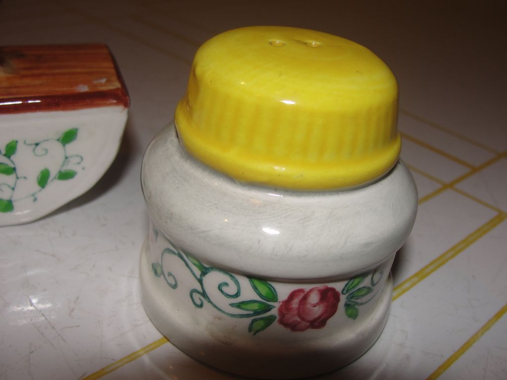 Ink Blotter and Bottle Salt and Pepper Shaker Ink Blotter and Bottle Salt and Pepper Shaker