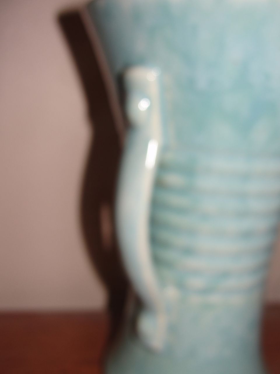 Brush Aqua Double Handle Vase Brush Aqua Double Handle Vase