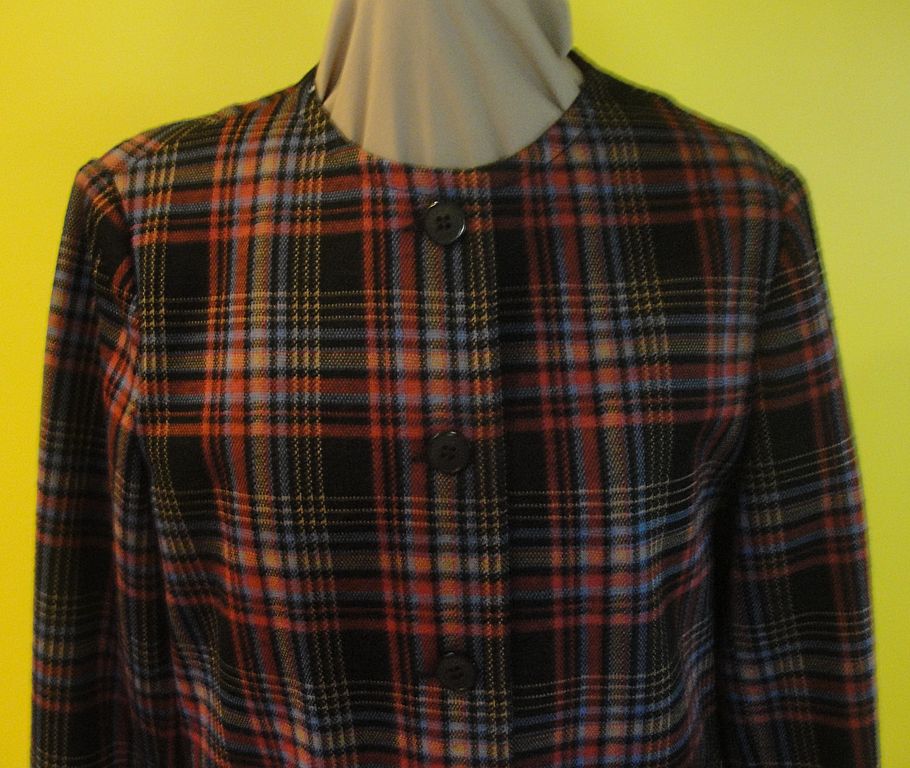 Colorful Plaid ''Henry Lee'' Blazer/jacket Colorful Plaid ''Henry Lee'' Blazer/jacket