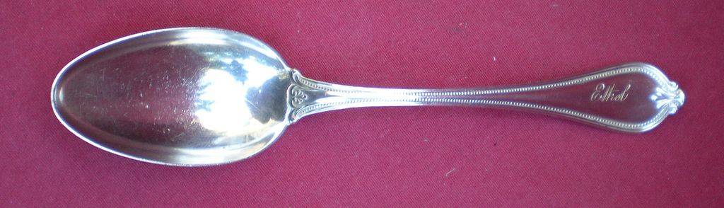 Antique Sterling Silver Teaspoon Towle Old Newbury Ethel Antique Sterling Silver Teaspoon Towle Old Newbury Ethel
