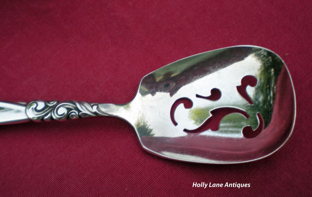 Vintage Silver Reticulated Relish Spoon Community Vintage Silver Reticulated Relish Spoon Community
