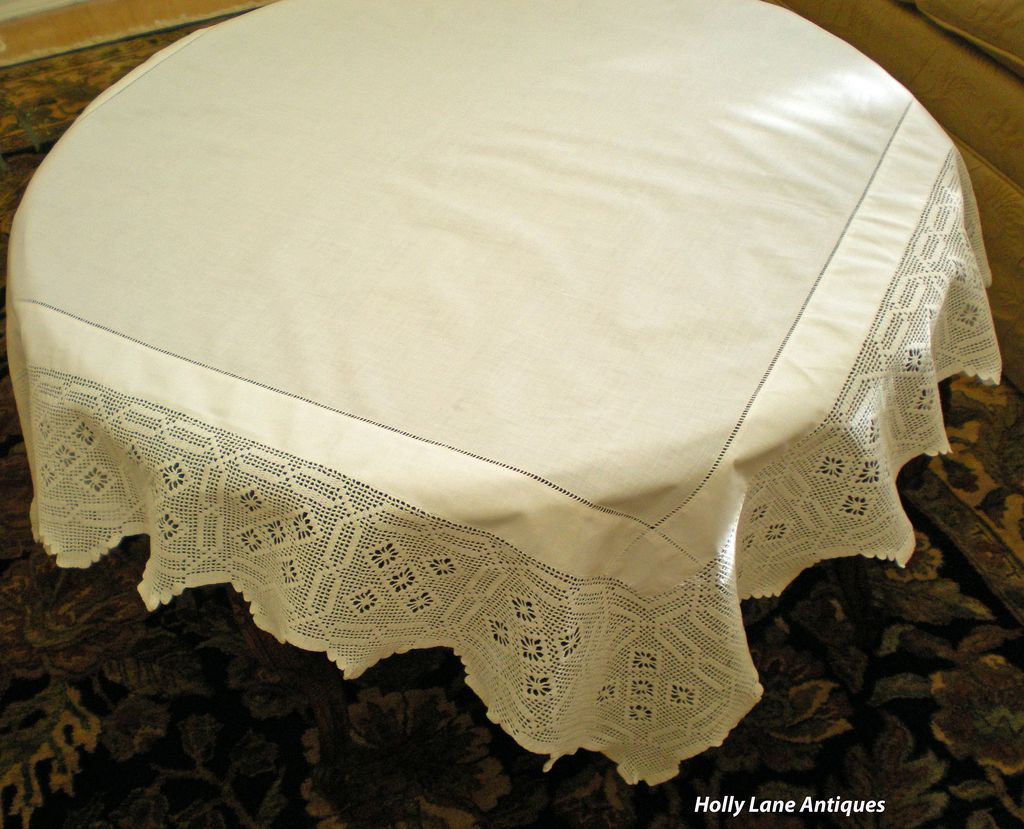 Crystal Tablecloth - Free Crochet Tablecloth Patttern