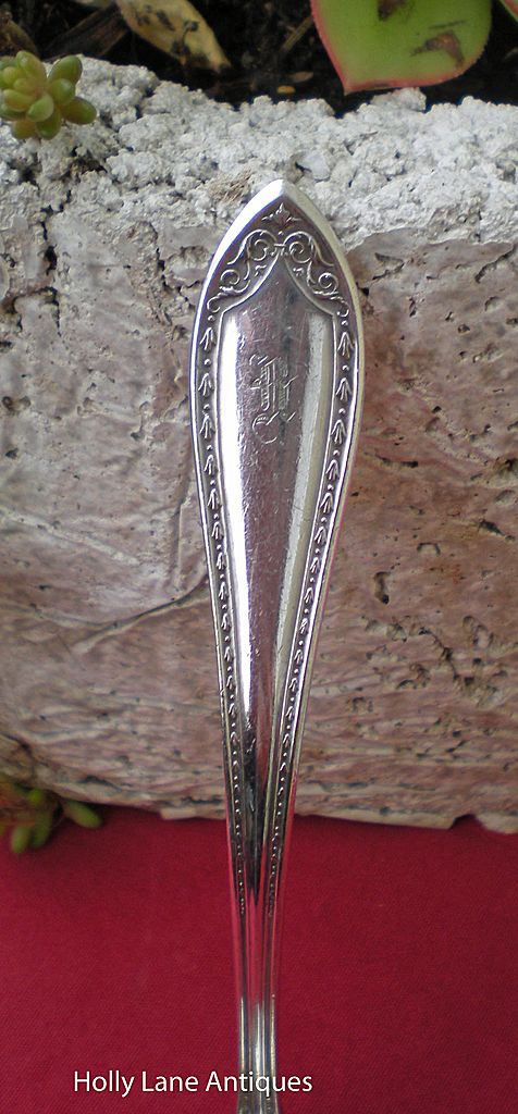 Victorian Silver Plate Ladle Sheraton Pattern c.1910 Victorian Silver Plate Ladle Sheraton Pattern c.1910