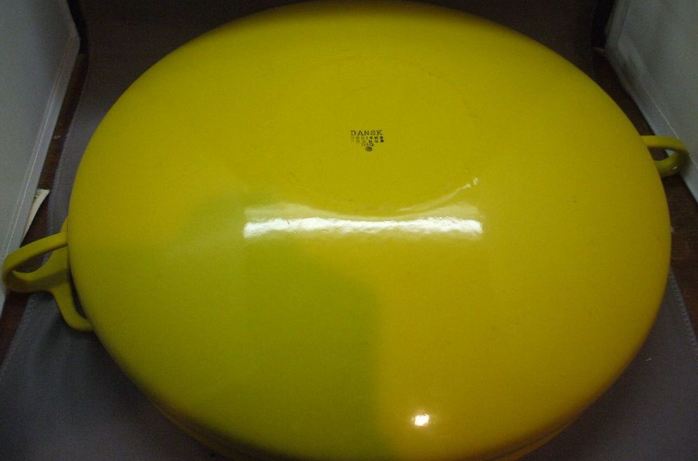 Dansk Kobenstyle Yellow Enamel Paella Pan Dansk Kobenstyle Yellow Enamel Paella Pan