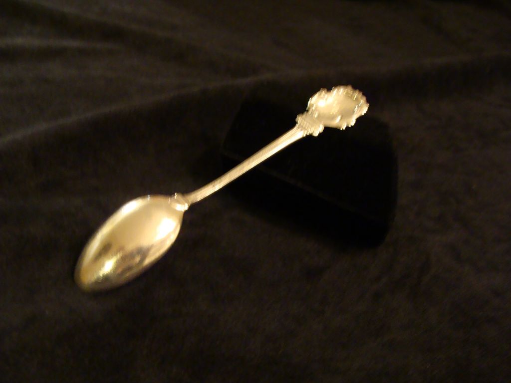 *1853: Sterling Souvenir Spoon, " The Old Stone Mill " by Gorham *1853: Sterling Souvenir Spoon, " The Old Stone Mill " by Gorham