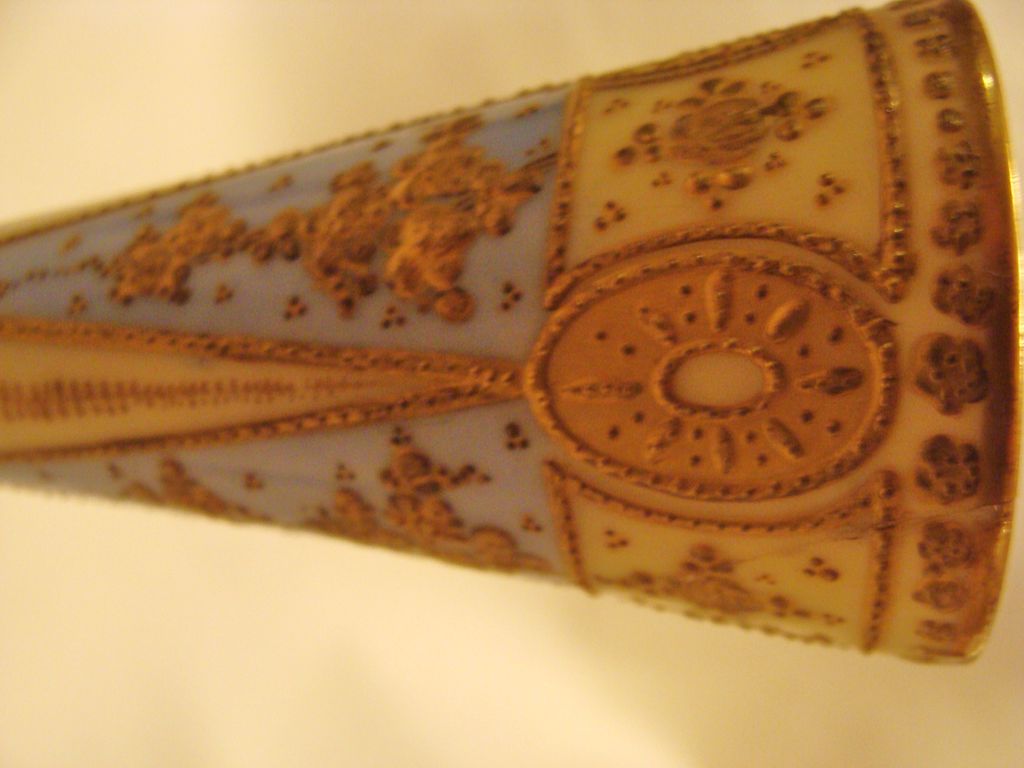 Late 1800's : Superbly Decorated Limoges Bud Vase Late 1800's : Superbly Decorated Limoges Bud Vase