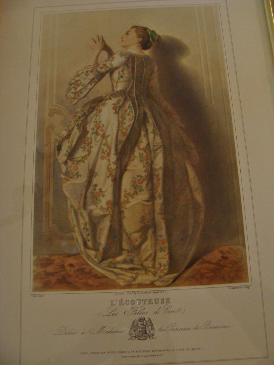 Three 19th Century Fashion Lithographs Three 19th Century Fashion Lithographs