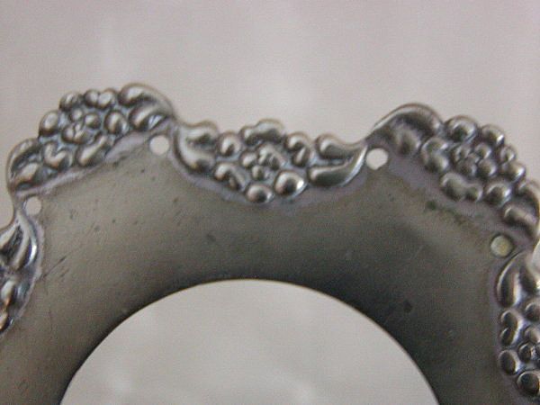 Superb Loetz Art Glass Ruffled Open Salt w/Silverplate Stand Superb Loetz Art Glass Ruffled Open Salt w/Silverplate Stand