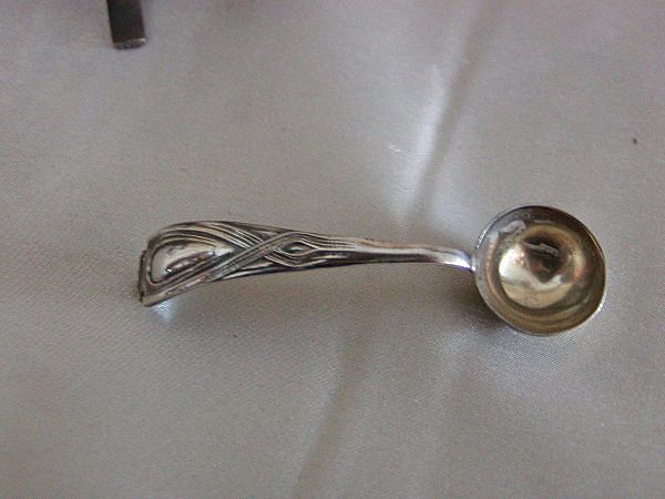Superb Loetz Art Glass Ruffled Open Salt w/Silverplate Stand Superb Loetz Art Glass Ruffled Open Salt w/Silverplate Stand