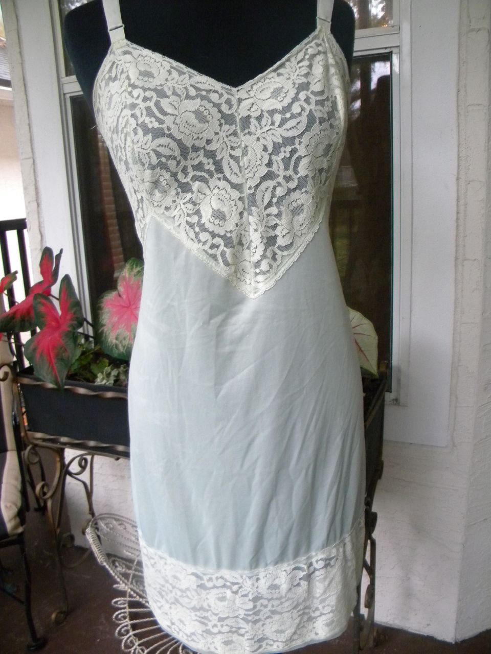 VTG Slip by Gossard Spring Green 38 Short VTG Slip by Gossard Spring Green 38 Short