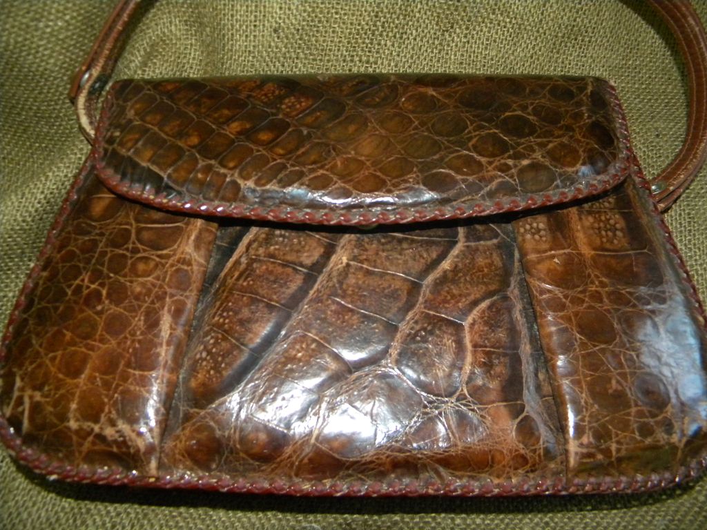 Eduardo Vintage Genuine Alligator Handbag Eduardo Vintage Genuine Alligator Handbag