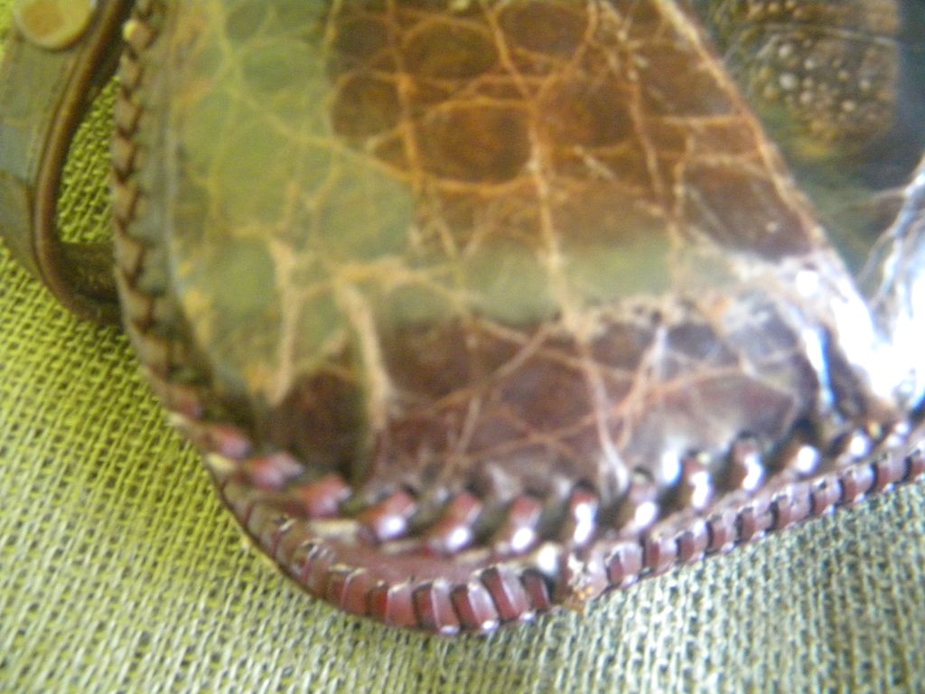 Eduardo Vintage Genuine Alligator Handbag Eduardo Vintage Genuine Alligator Handbag