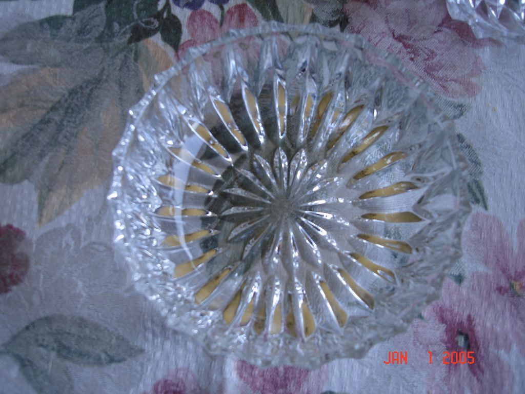 Vintage Crystal Candy Dish Vintage Crystal Candy Dish