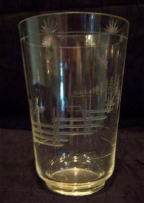 Hand Blown and Cut Crystal Vase Williamsburg Restoration Hand Blown and Cut Crystal Vase Williamsburg Restoration