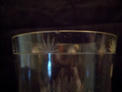 Hand Blown and Cut Crystal Vase Williamsburg Restoration Hand Blown and Cut Crystal Vase Williamsburg Restoration