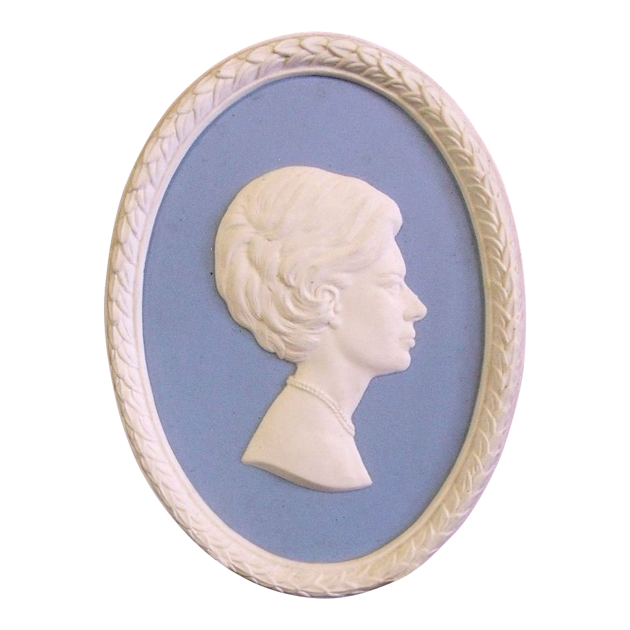 Wedgwood Jasperware Portrait Medallion The Princess Margaret Limited Edition No. 14 of 1000 Wedgwood Jasperware Portrait Medallion The Princess Margaret Limited Edition No. 14 of 1000