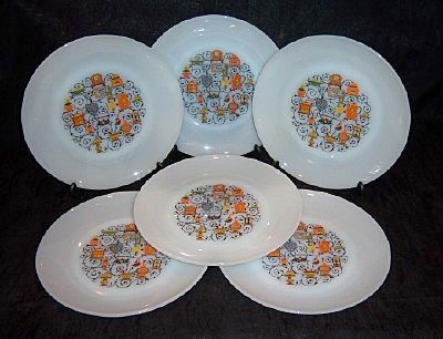 Set of 6 Anchor Hocking 'Homestead' Dinner Plates Set of 6 Anchor Hocking 'Homestead' Dinner Plates