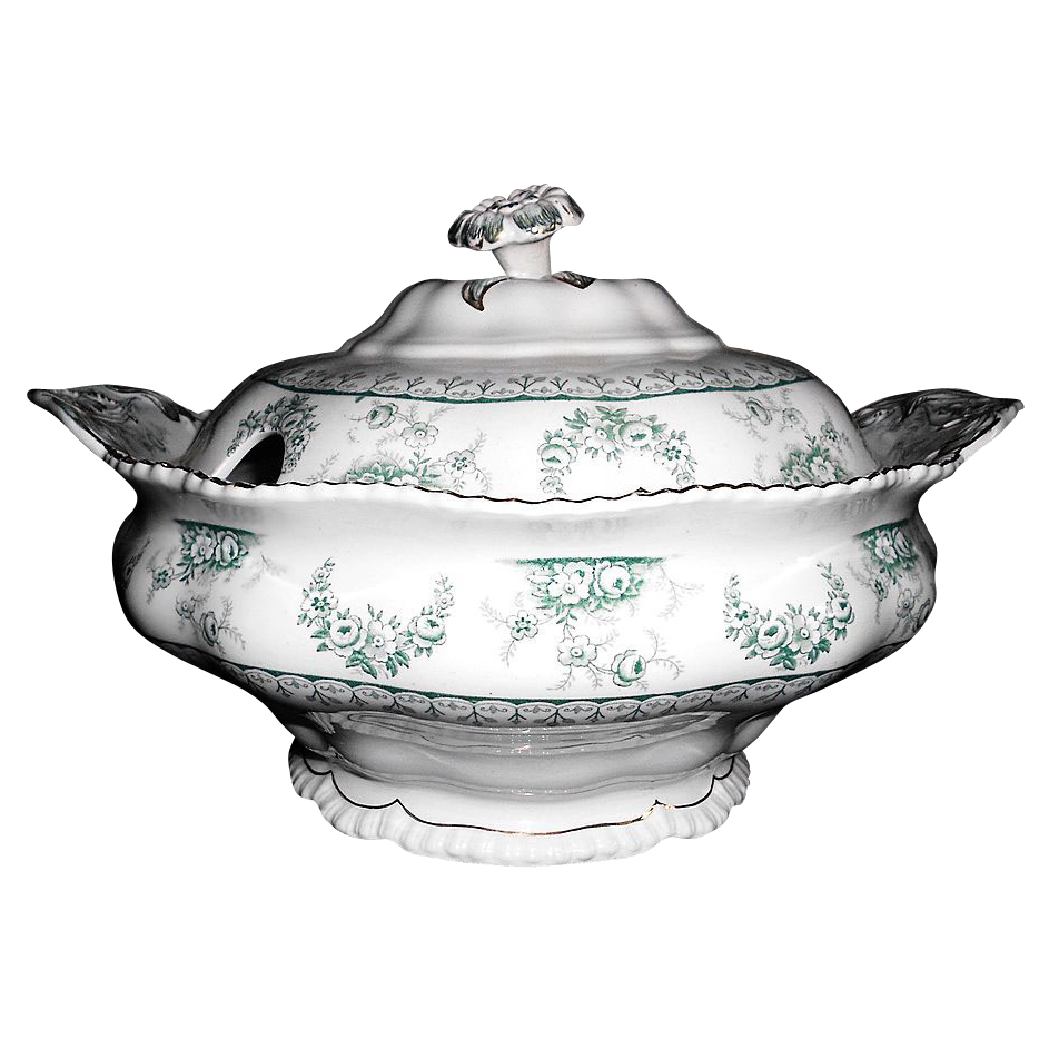 John Maddock & Sons Tureen 'Warwick' Royal Vitreous John Maddock & Sons Tureen 'Warwick' Royal Vitreous
