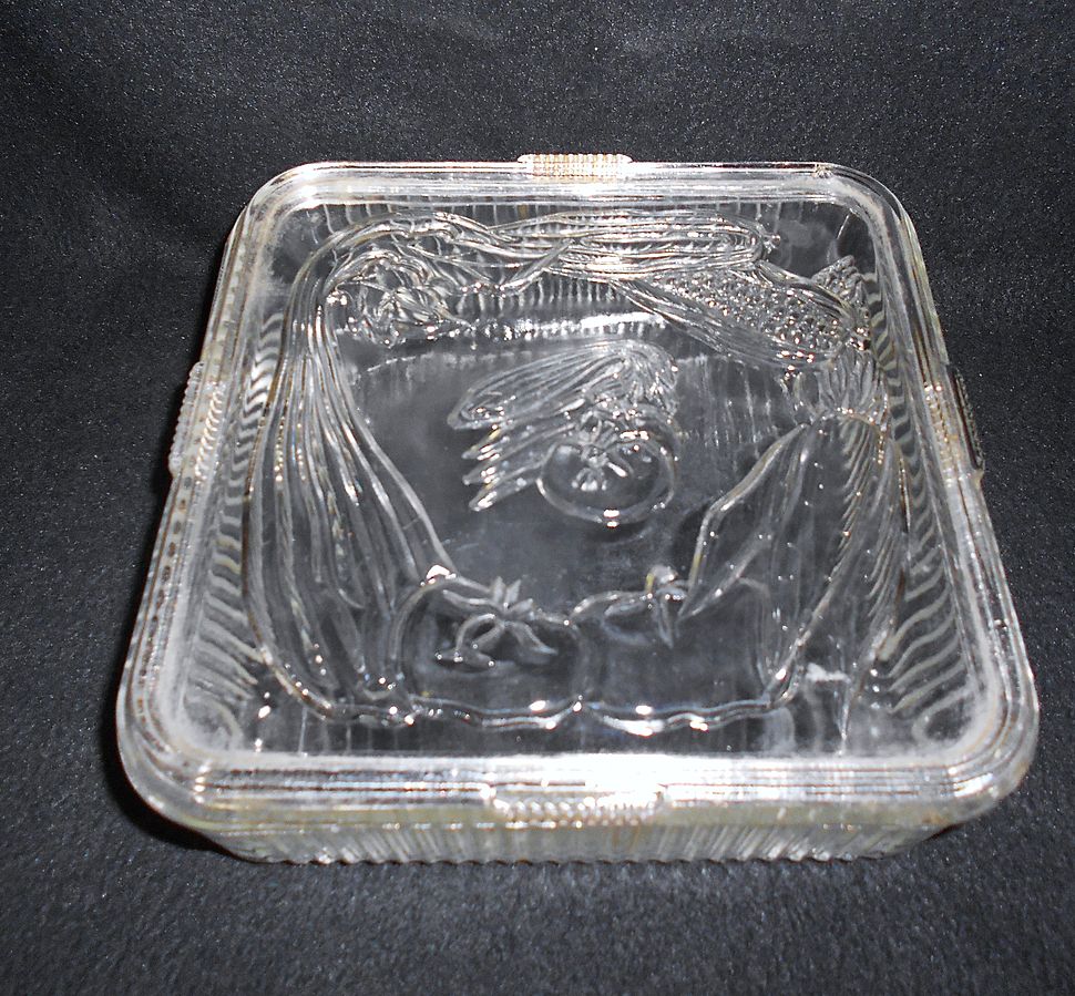 Depression Glass Refrigerator Dish by Federal Glass Co. Depression Glass Refrigerator Dish by Federal Glass Co.