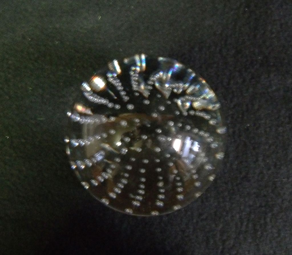 Controlled Bubble Hand Blown Paperweight Controlled Bubble Hand Blown Paperweight