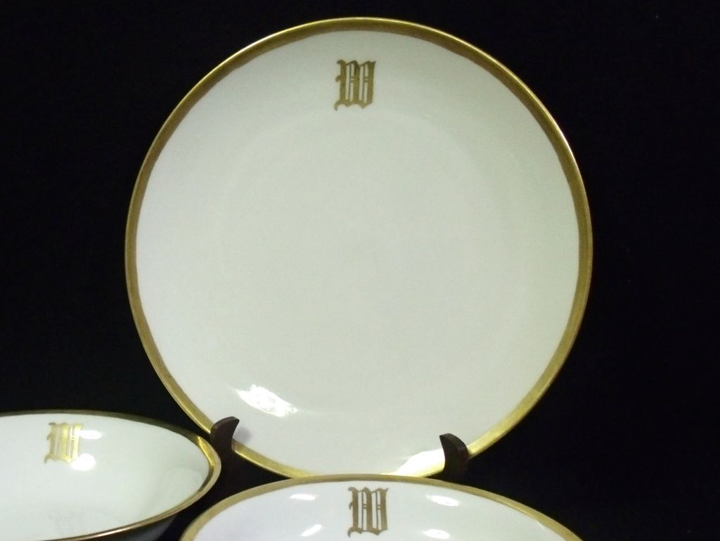 Antique Monogrammed Serving Set by T&V Limoges Antique Monogrammed Serving Set by T&V Limoges