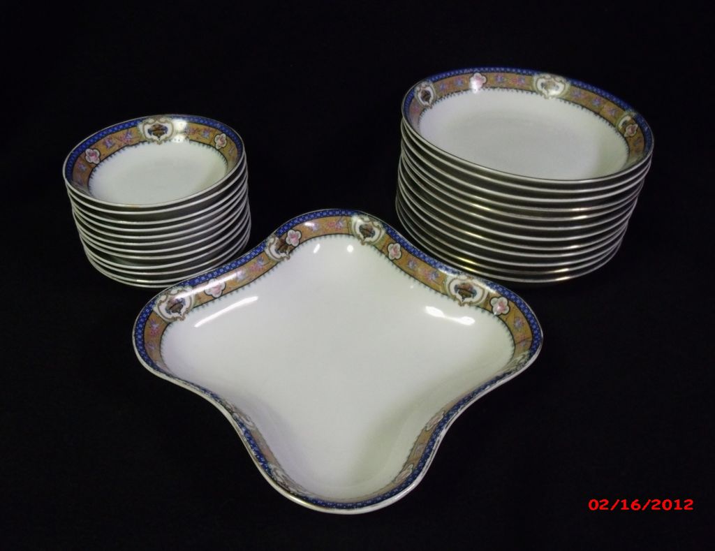 Beautiful Large China Set Czechoslovakia Transferware Beautiful Large China Set Czechoslovakia Transferware