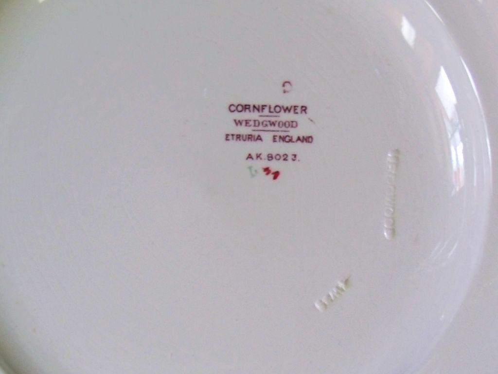 Set of 12 Wedgwood Plates 'Cornflower' Set of 12 Wedgwood Plates 'Cornflower'