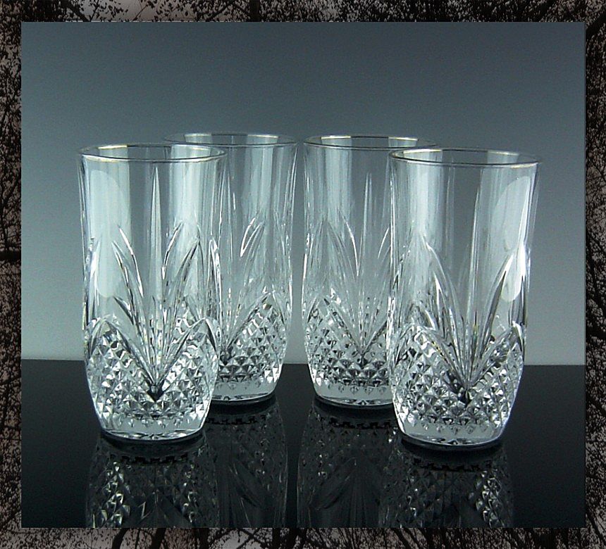 Royal Crystal Rock Highball or Beverage Glasses Royal Crystal Rock Highball or Beverage Glasses