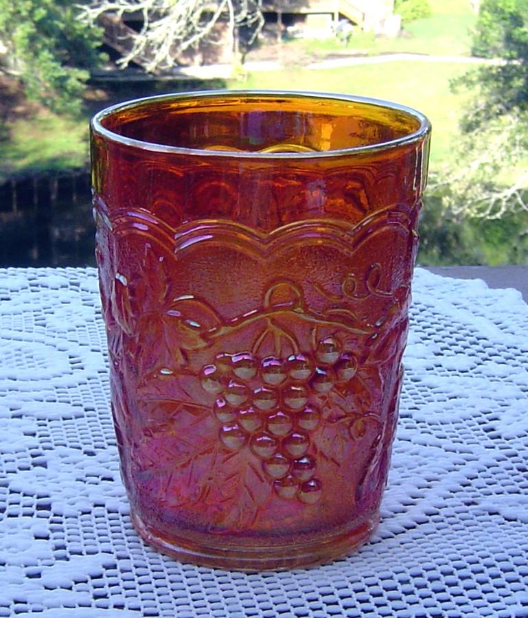 Rich Pumpkin Marigold Grape Water Set Rich Pumpkin Marigold Grape Water Set