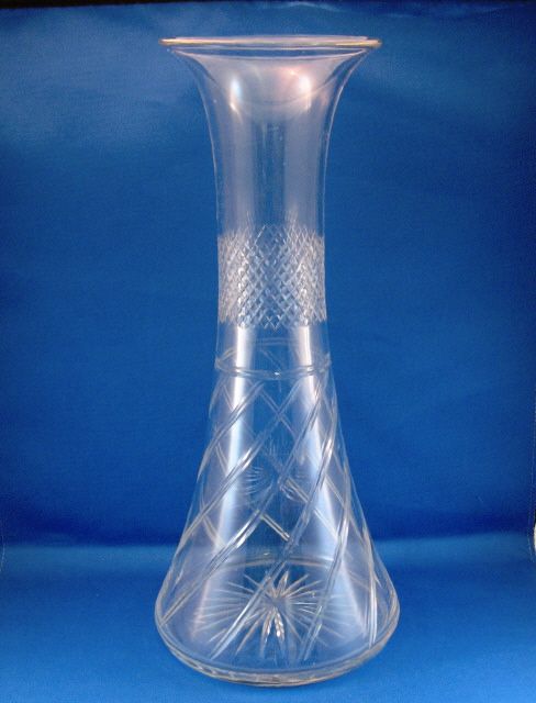 American Brilliant Cut Glass Vase American Brilliant Cut Glass Vase
