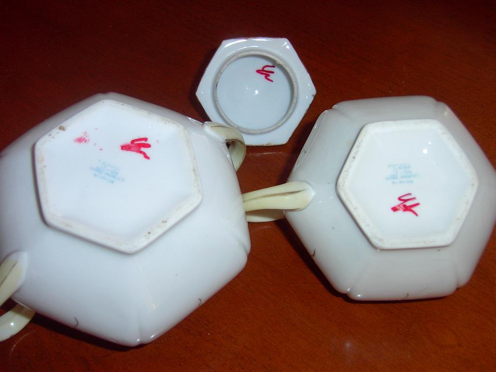 Antique Nippon TE-OH China Cream and Sugar Antique Nippon TE-OH China Cream and Sugar