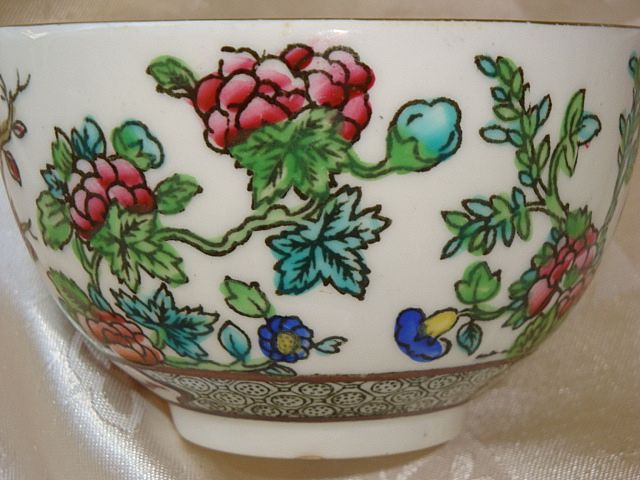 Coalport Indian Tree Smooth Edge Open Sugar ~ HTF Coalport Indian Tree Smooth Edge Open Sugar ~ HTF