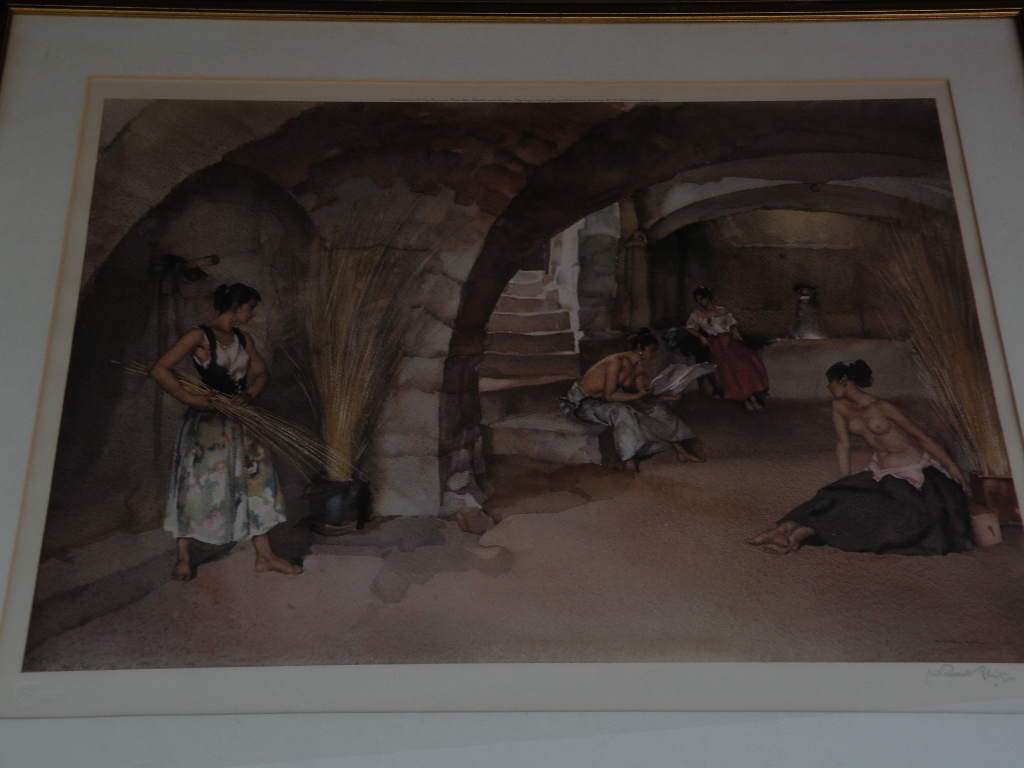 WILLIAM RUSSELL FLINT (1880-1969) important English 20th century watercolor artist limited edition signed photolithograph print WILLIAM RUSSELL FLINT (1880-1969) important English 20th century watercolor artist limited edition signed photolithograph print