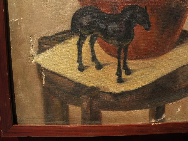 American still life painting, signed and dated 1935 American still life painting, signed and dated 1935