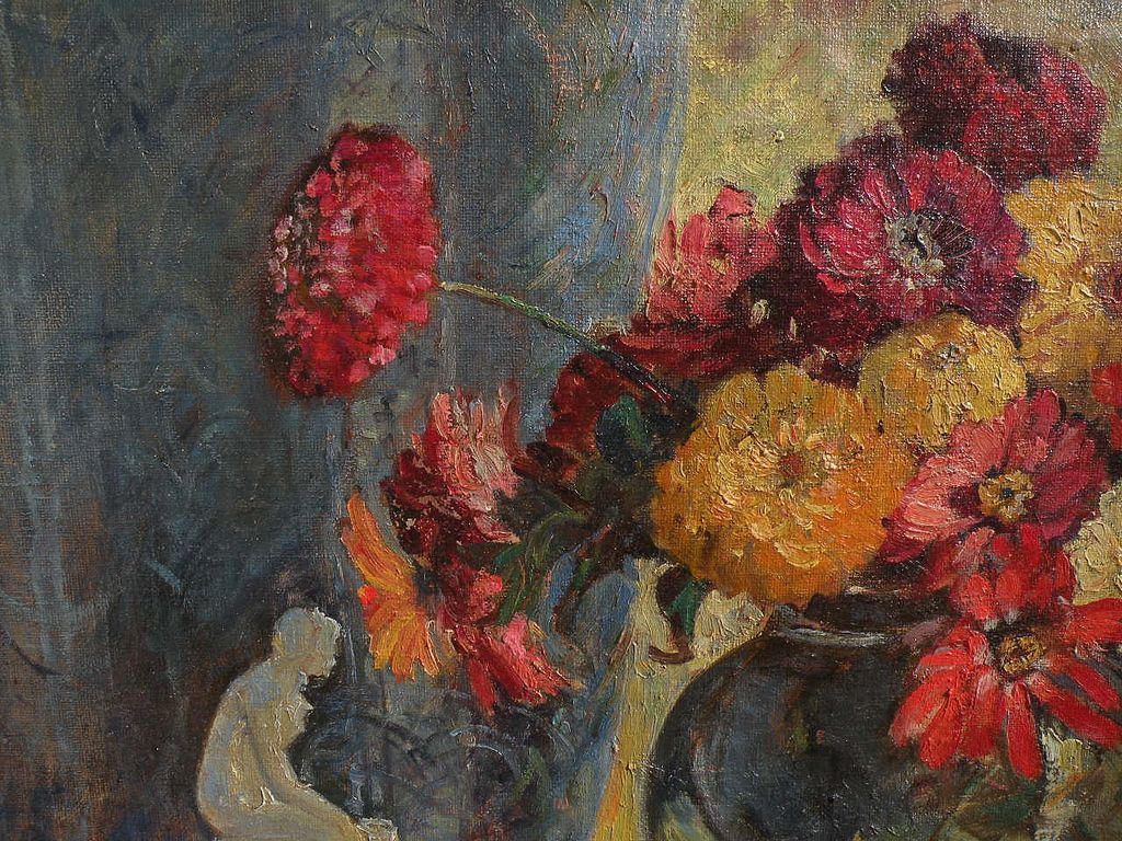 Texas art vintage still life oil painting likely by FRANK KLEPPER (1890-1952) Texas art vintage still life oil painting likely by FRANK KLEPPER (1890-1952)