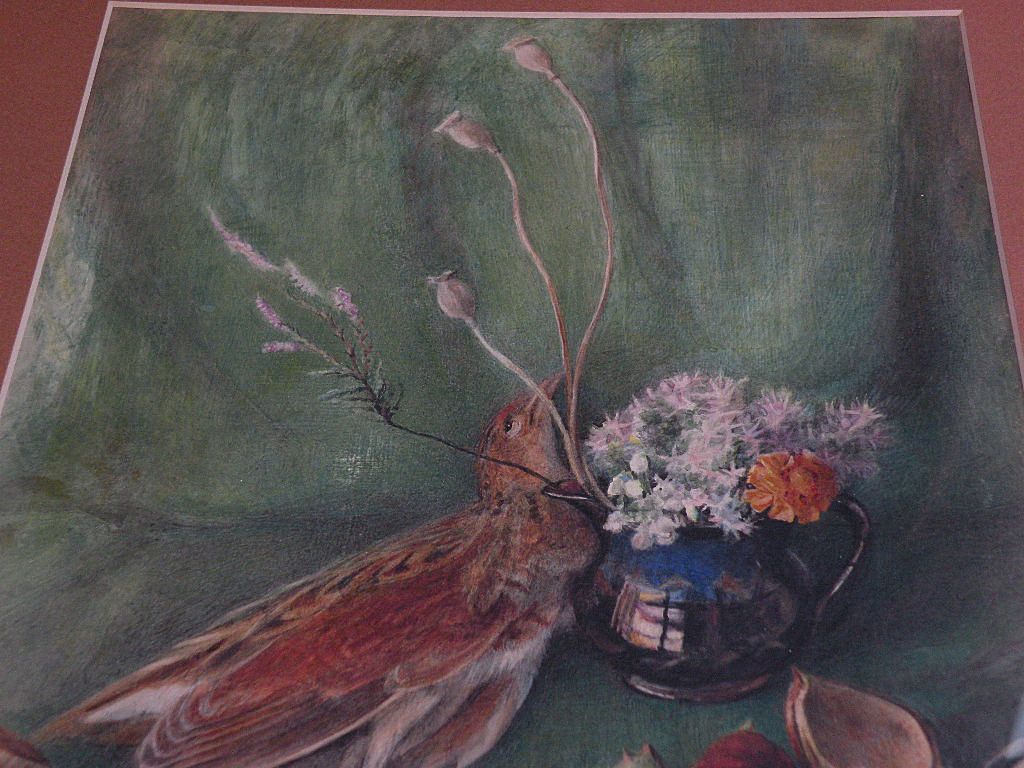 English trompe l'oeil detailed watercolor still life painting circa turn of the century or Victorian by Royal Academy artist English trompe l'oeil detailed watercolor still life painting circa turn of the century or Victorian by Royal Academy artist