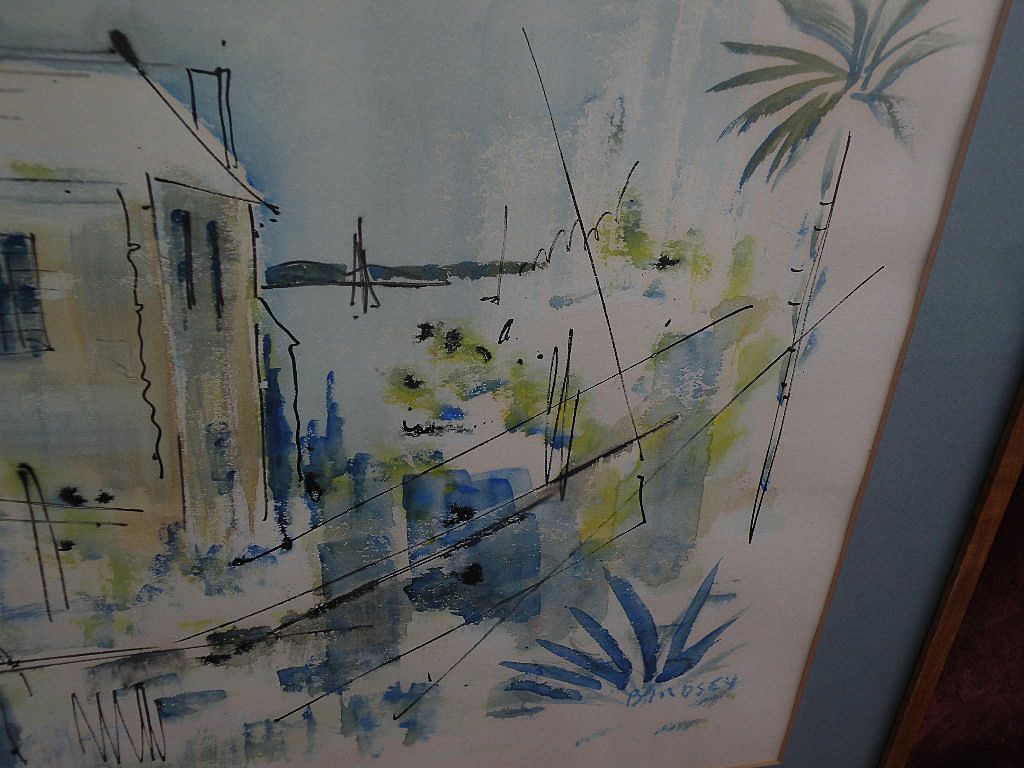 ALFRED BIRDSEY (1912-1996) original painting by well known Bermuda artist ALFRED BIRDSEY (1912-1996) original painting by well known Bermuda artist