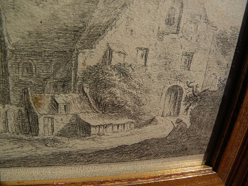 ANTHONIE WATERLOO (1609-1690) original landscape etching by noted 17th century Flanders artist ANTHONIE WATERLOO (1609-1690) original landscape etching by noted 17th century Flanders artist