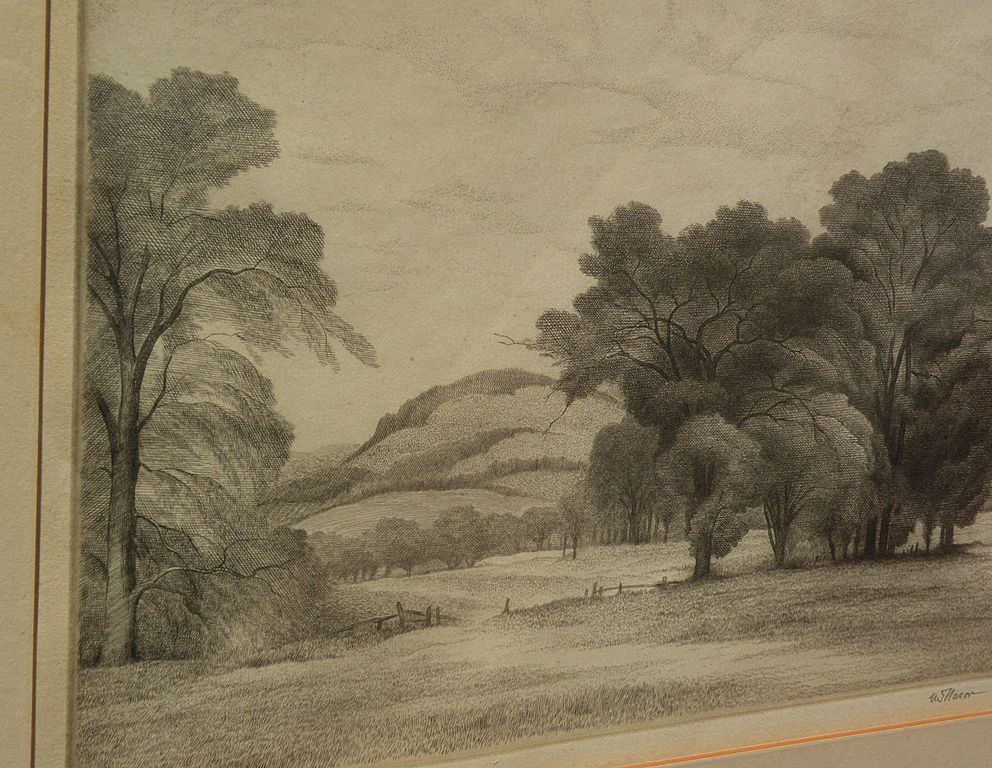 THOMAS NASON (1889-1971) original fine wood engraving pencil signed print dated 1937 THOMAS NASON (1889-1971) original fine wood engraving pencil signed print dated 1937