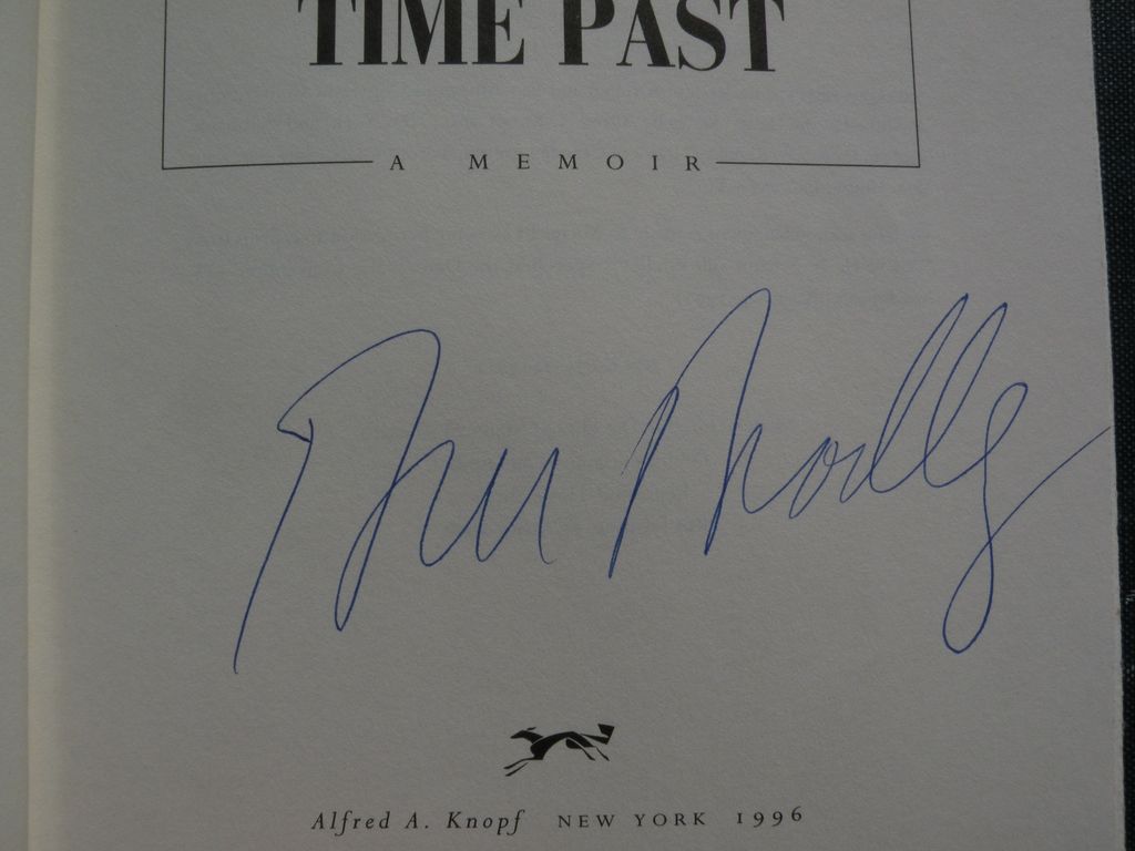 Signed book "Time Present, Time Past" A Memoir by basketball star, presidential candidate and senator BILL BRADLEY Signed book "Time Present, Time Past" A Memoir by basketball star, presidential candidate and senator BILL BRADLEY