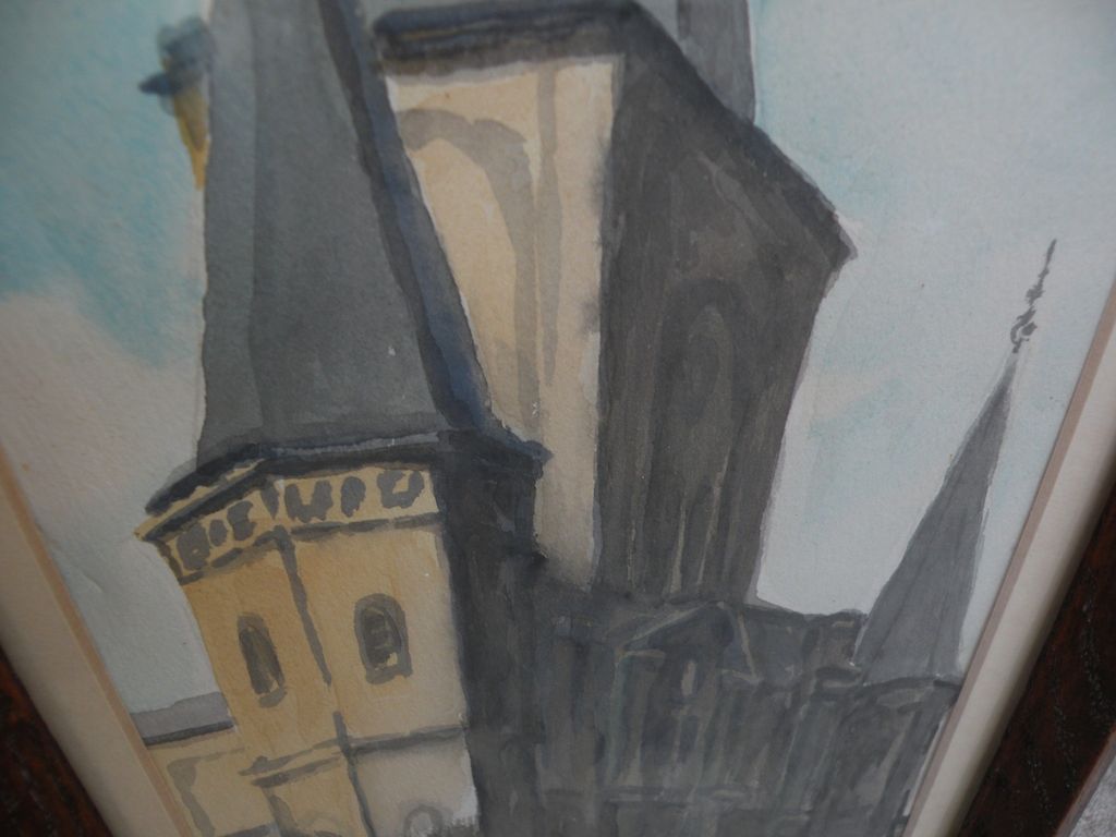 New Orleans Louisiana art watercolor painting of St. Louis Cathedral in the French Quarter New Orleans Louisiana art watercolor painting of St. Louis Cathedral in the French Quarter