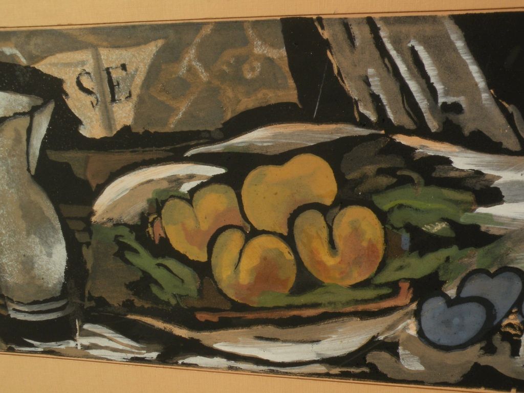 GEORGES BRAQUE (1882-1963) serigraph still life print after 1924 painting GEORGES BRAQUE (1882-1963) serigraph still life print after 1924 painting
