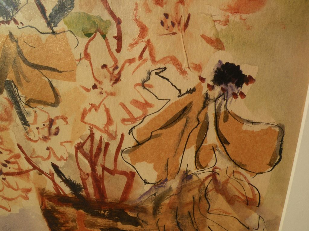 CHINYEE contemporary Asian-American art 1970 watercolor still life painting by well exhibited artist CHINYEE contemporary Asian-American art 1970 watercolor still life painting by well exhibited artist