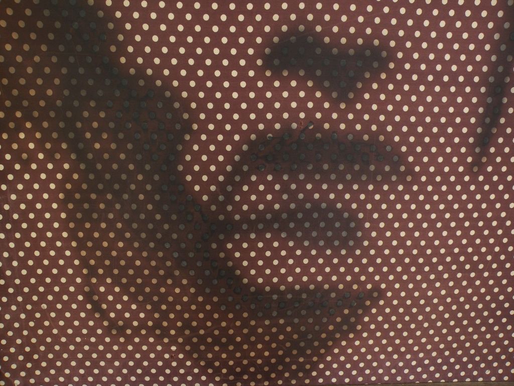 American 1960's pop art painting on silk style of Shepard Fairey signed American 1960's pop art painting on silk style of Shepard Fairey signed