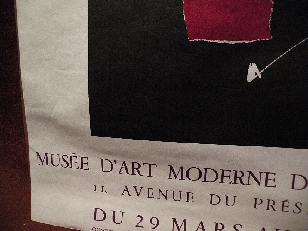 GEORGES MATHIEU (1921-2012) French modern abstract expressionist art 1963 museum poster GEORGES MATHIEU (1921-2012) French modern abstract expressionist art 1963 museum poster