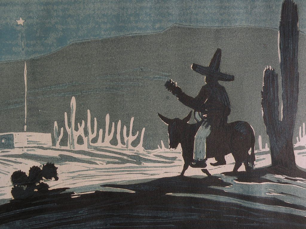 LEWIS CARLETON RYAN (1894-1982) pair of Southwestern & California woodblock prints LEWIS CARLETON RYAN (1894-1982) pair of Southwestern & California woodblock prints