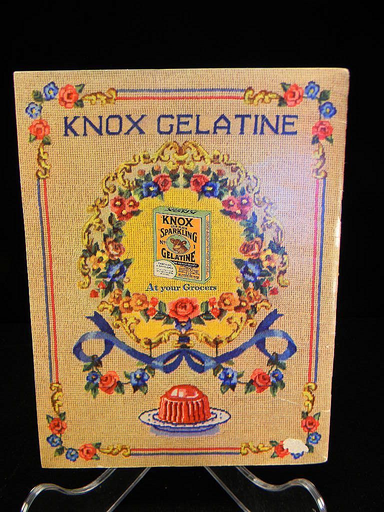 Vintage 1943 Knox Gelatine Salads Desserts Pies & Candies Cook Book Vintage 1943 Knox Gelatine Salads Desserts Pies & Candies Cook Book