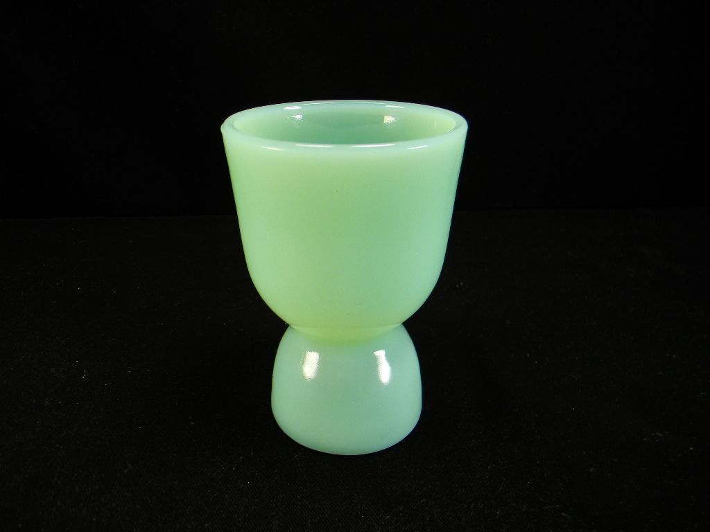 Fire King Jadite Double Egg Cup Fire King Jadite Double Egg Cup