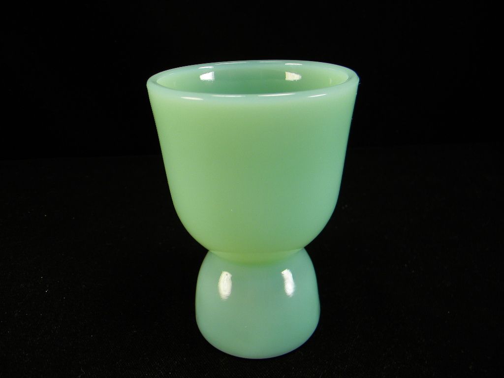 Fire King Jadite Double Egg Cup Fire King Jadite Double Egg Cup