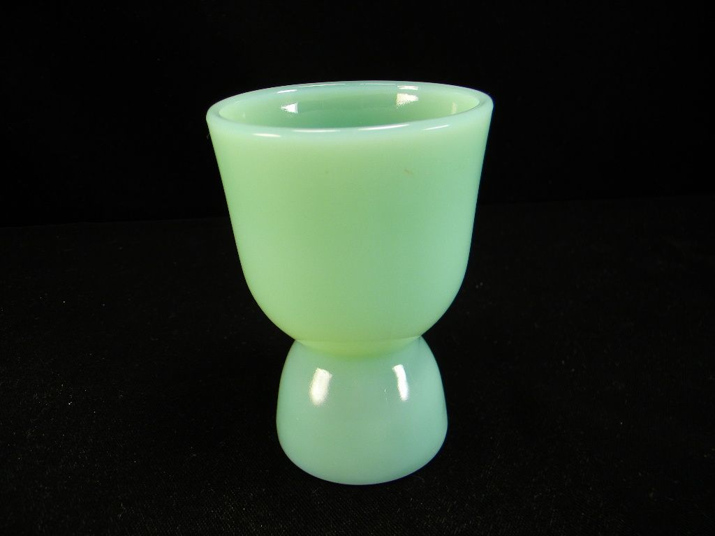 Fire King Jadite Double Egg Cup Fire King Jadite Double Egg Cup